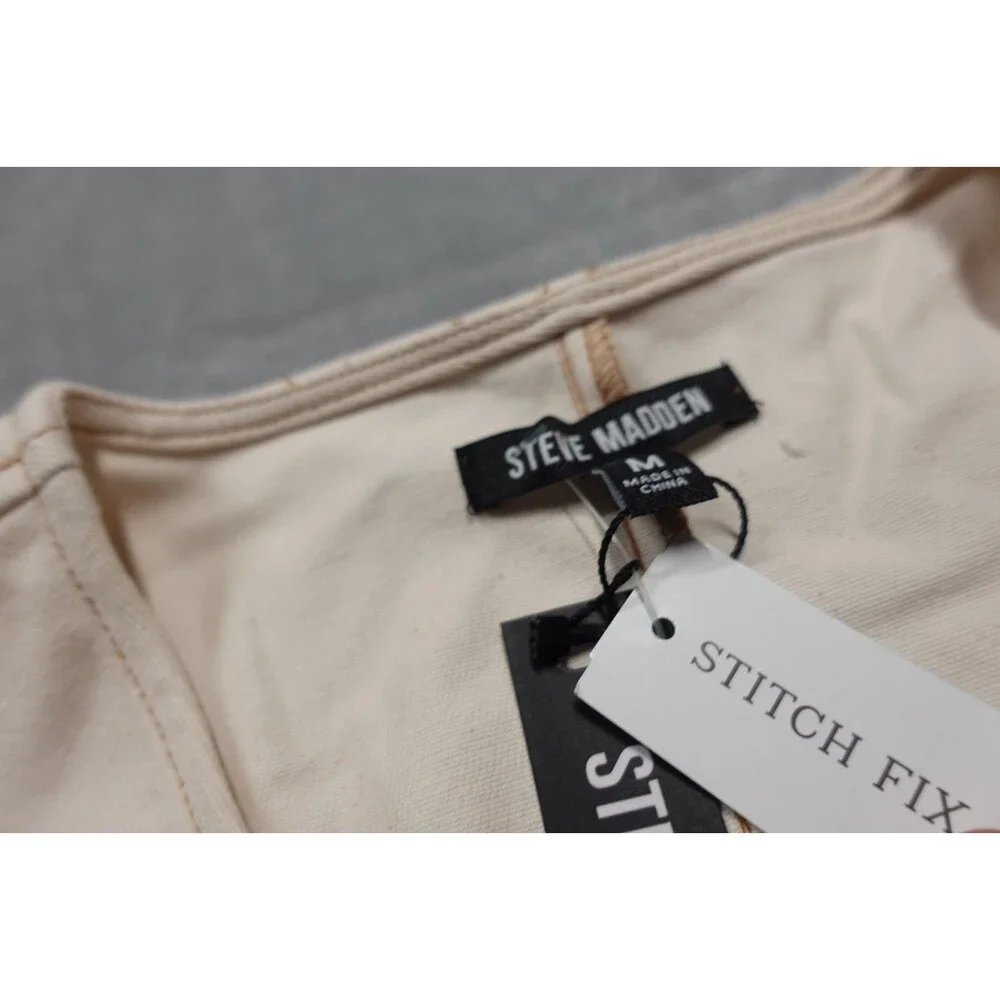 NWT Steve Madden Medium Oatmeal Beige Micky Top‎ Vest